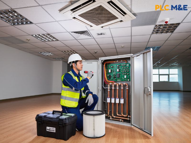 hậu quả sửa chữa điều hòa VRF Panasonic không đúng