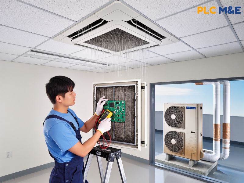 Top 5+ lỗi thường gặp ở điều hòa trung tâm VRF Panasonic và cách khắc phục hiệu quả 2 lưu ý bảo trì điều hòa trung tâm VRF Panasonic