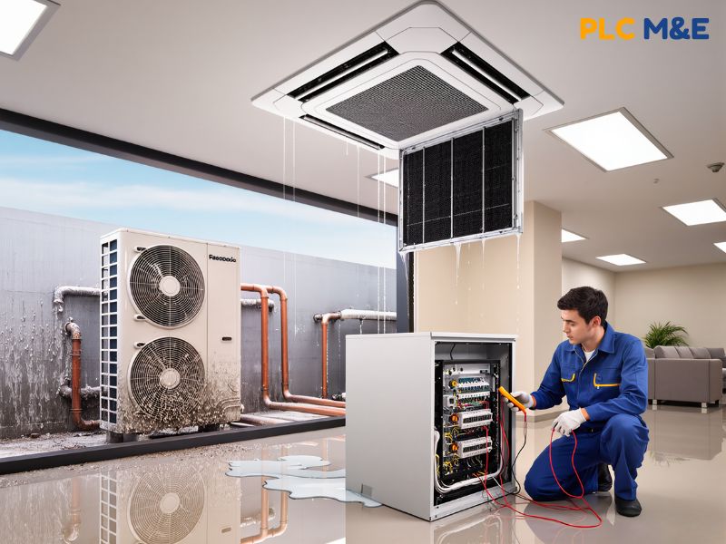 Top 5+ lỗi thường gặp ở điều hòa trung tâm VRF Panasonic và cách khắc phục hiệu quả 1 nguyên nhân điều hòa trung tâm VRF Panasonic gặp sự cố